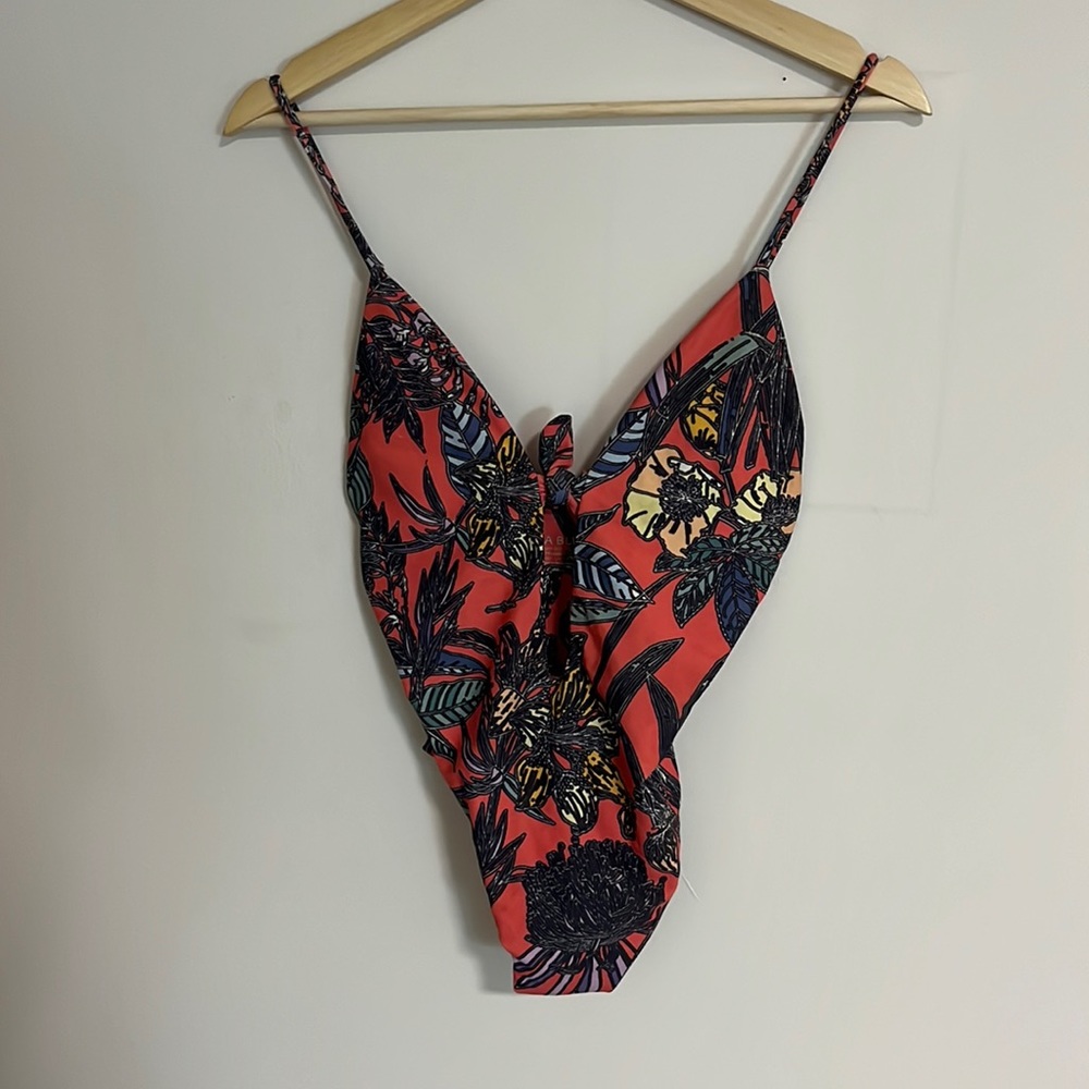 One piece floral swimsuit